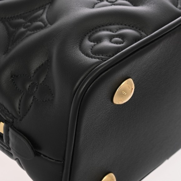 Louis Vuitton Alma Soft BB Black Calf Handbag Bag Back - Picture 7 of 15